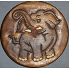 Kinderhocker ELEFANT mit erhobenem R&uuml;ssel
