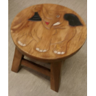 Kinderhocker ELEFANT mit erhobenem R&uuml;ssel