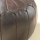 Sitzkissen TASSIRA  small (D 50 cm x H 35 cm) - Leder POUF - handbestickt & handgenäht