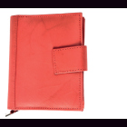 Geldbörse aus rotem Leder