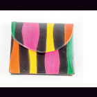 Geldb&ouml;rse BUNTES ZEBRA 9,5x7x3