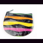 sCHL&Uuml;SSELTASCHERL BUNTES ZEBRA 12,5x9,5