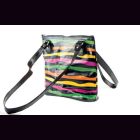 Handtasche BUNTES ZEBRA  31x23x8