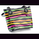 Handtasche BUNTES ZEBRA  31x23x8