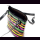 Handtasche BUNTES ZEBRA  31x23x8