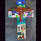 Kreuz M CHRISTUS mit ausgebreiteten Armen  ca. 15 x10 cm