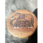 Kinderhocker ELEFANTen MUTTER & -KIND mit Kind vor...