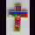 Kreuz S-M SONNE/Baum-VOGEL-BLUME-HAUS ca. 12 x 8,5 cm