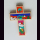 Kreuz S-M SONNE/Baum-VOGEL-BLUME-HAUS ca. 12 x 8,5 cm