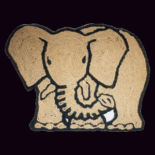 KOKOSmatte ELEFANT Kontur
