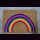 KOKOSmatte REGENBOGEN 63 x 42 x 2 cm
