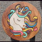 Kinderhocker EINHORN Kopf
