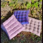 KISSEN mit KAPOKF&Uuml;LLUNG pink ca. 41 x 41 x 7 cm