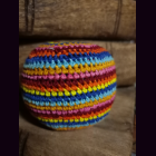 Jonglierball geh&auml;kelt D 7 cm