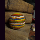 Jonglierball geh&auml;kelt D 7 cm