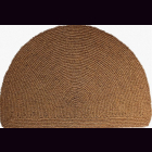 KOKOSmatte NUR NATURmatte halbrund 60 x 35 x 2 cm