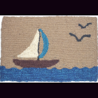KOKOSmatte Segelboot