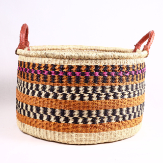 Korb BOLGATANGA Aufbewahrungskorb 05 &ndash; ca. H 30 cm, &Oslash; 48 cm