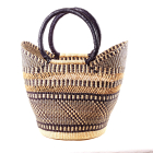 Korb BOLGATANGA Hoch 15 &ndash; ca. H 30 cm (mit Henkel...