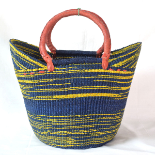 Korb BOLGATANGA Hoch 40 &ndash; ca. H 27 cm, L 45 cm, &Oslash; 24 cm