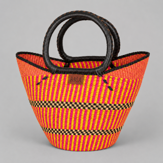 Korb BOLGATANGA Hoch 74 &ndash; ca. H 30 cm, L 31 cm, &Oslash; 22 cm