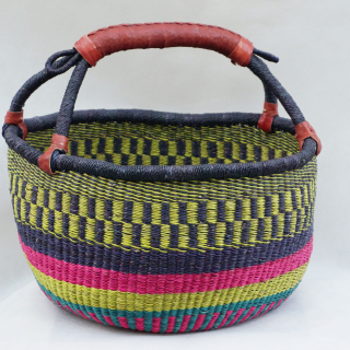 Korb BOLGATANGA Rund 09 &ndash; ca. H 24 cm, &Oslash; 33 cm