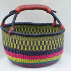 Korb BOLGATANGA Rund 09 &ndash; ca. H 24 cm, &Oslash; 33 cm