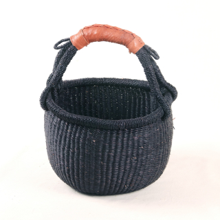 Korb BOLGATANGA RUND S schwarz