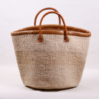 Sisal Korb L 12 &ndash; ca. H 31 cm, B 47 cm, T 28 cm