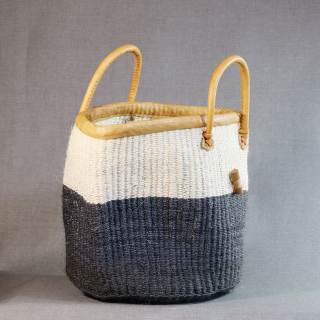 Sisal Korb L 7 &ndash; ca. H 31 cm, B 47 cm, T 28 cm