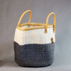 Sisal Korb L 7 &ndash; ca. H 31 cm, B 47 cm, T 28 cm
