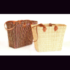 Palmblatt DOUM Tasche Zebra konisch, langer Henkel Gr.2...