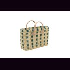 Palmblatt DOUM Tasche kariert Gr.1, gr&uuml;n &ndash; ca....