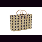 Palmblatt DOUM Tasche kariert Gr.2, blau &ndash; ca. L 48...