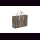 Palmblatt DOUM Tasche liniert Gr.1, blau &ndash; ca. L 40 cm, B 15 cm, H 28 cm