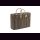Palmblatt DOUM Tasche liniert Gr.2, blau &ndash; ca. L 48 cm, B 18 cm, H 32 cm
