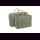 Palmblatt DOUM Tasche liniert Gr.2, gr&uuml;n &ndash; ca. L 48 cm, B 18 cm, H 32 cm