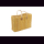 Palmblatt DOUM Tasche liniert Gr.2, orange &ndash; ca. L 48 cm, B 18 cm, H 32 cm