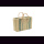 Palmblatt DOUM Tasche natur-gr&uuml;n Gr.1 &ndash; ca. L 40 cm, B 15 cm, H 28 cm