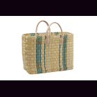 Palmblatt DOUM Tasche natur-gr&uuml;n Gr.2 &ndash; ca. L...
