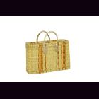 Palmblatt DOUM Tasche natur-orange Gr.1 &ndash; ca. L 40...