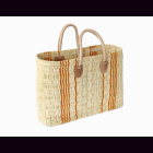 Palmblatt DOUM Tasche natur-orange Gr.2 &ndash; ca. L 48...