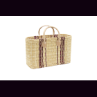 Palmblatt DOUM Tasche natur-violett Gr.1 &ndash; ca. L 40...