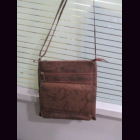 Handtasche braunes Antikleder, Damentasche, Rindsleder,...