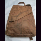 Rucksack braunes Antikleder, Rindsleder, ca. 24 x 21 x 7 cm