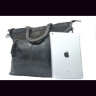 Handtasche &Ouml;ko-Leder, Damentasche, schwarz,...
