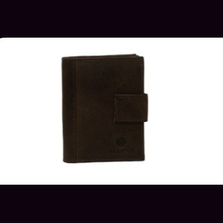 Damengeldb&ouml;rse &Ouml;ko-Leder, braun, Rindsleder, ca. 21 x 12 cm
