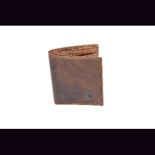 Brieftasche &Ouml;ko-Leder, hellbraun, Rindsleder, ca. 22,5 x 12 cm