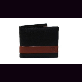 Geldb&ouml;rse Leder zweifarbig, Herrengeldb&ouml;rse, Ziegenleder, ca. 25 x 9,5 cm