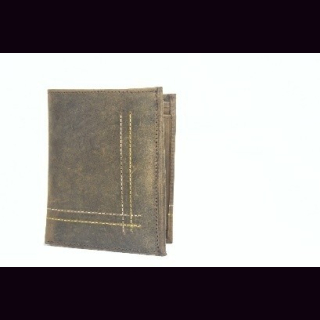 Geldb&ouml;rse Hunterleder, Brieftasche, Rindsleder, ca. 21 x 12 cm